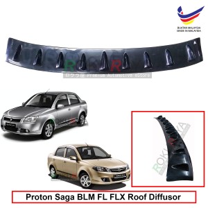 Proton Saga BLM FL FLX (2nd Gen) 2008-2016 Vortex Generator Shark Fin Aerodynamic Rear Top Roof Diffuser Diffusor